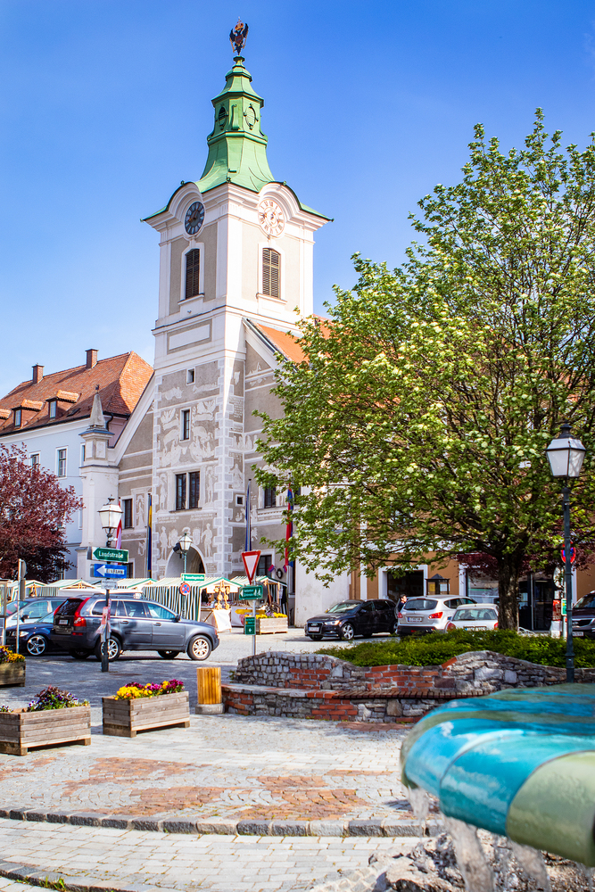 das historische Zwettler Rathaus